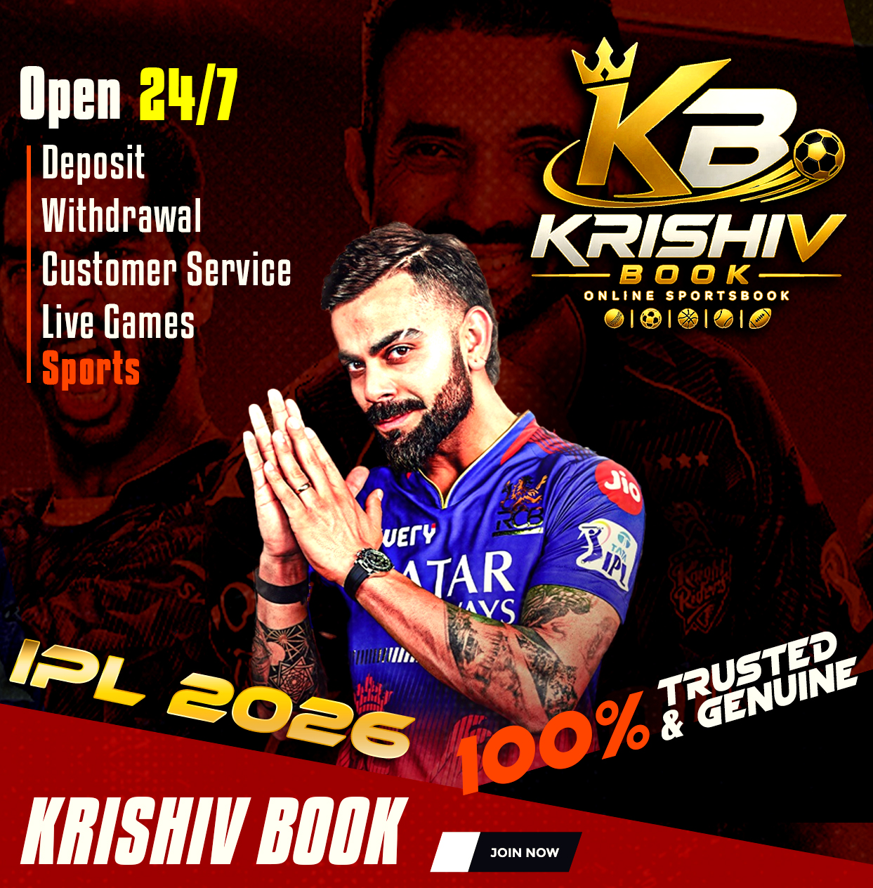 cricket betting id